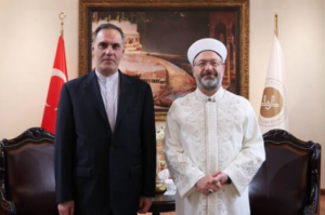 دیدار سفیر ایران با رئیس دیانت ترکیه